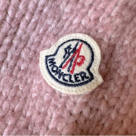 MONCLER ENFANT Long Sleeved Wool Blend Crew Neck Sweater Dress Little Girls Sz.6 - Picture 14 of 15